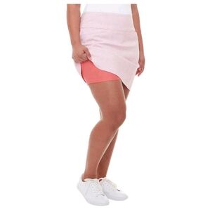 S.C. & C0. Tummy‎ Control Skort Small Coral Print Pockets New With Tags